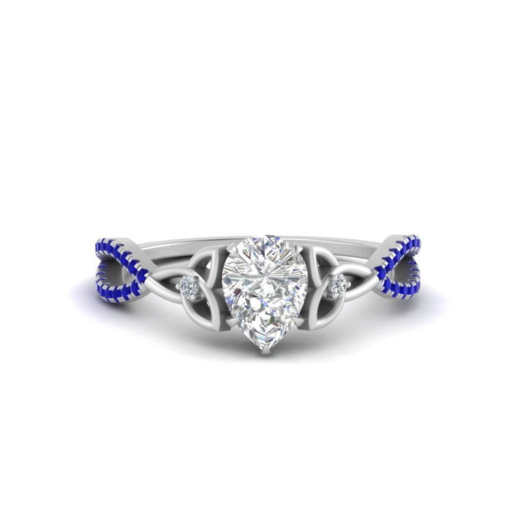 entwined-celtic-pear-shaped-love-knot-sapphire-engagement-ring-in-white-gold-FD9306PERGSABL-NL-WG