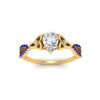 Load image into Gallery viewer, entwined-celtic-pear-shaped-love-knot-sapphire-engagement-ring-in-yellow-gold-FD9306PERGSABL-NL-YG