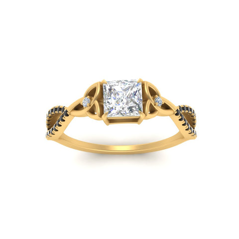 entwined-celtic-princess-cut-love-knot-black-diamond-engagement-ring-in-yellow-gold-FD9306PRRGBLACK-NL-YG