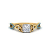 Load image into Gallery viewer, entwined-celtic-princess-cut-love-knot-blue-topaz-engagement-ring-in-yellow-gold-FD9306PRRGICBLTO-NL-YG