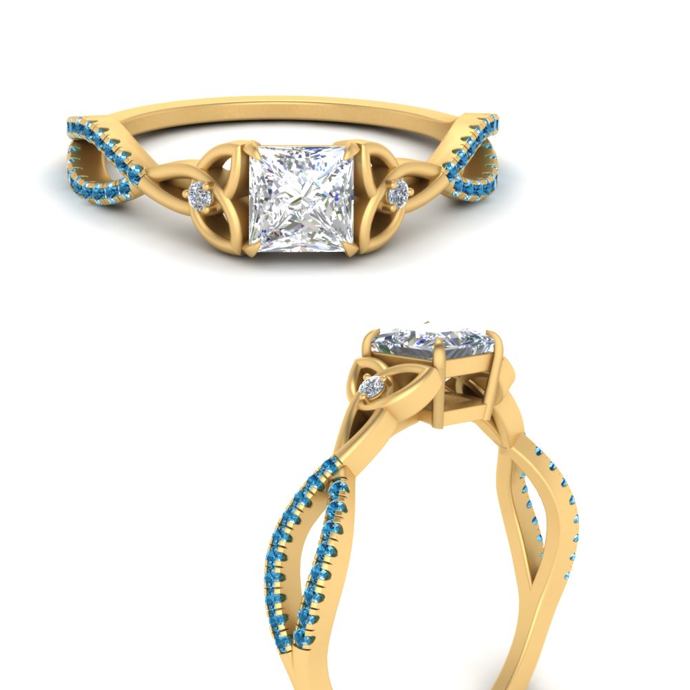 entwined-celtic-princess-cut-love-knot-blue-topaz-engagement-ring-in-yellow-gold-FD9306PRRGICBLTO-NL-YG