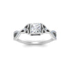 Load image into Gallery viewer, entwined-celtic-princess-cut-love-knot-diamond-engagement-ring-in-white-gold-FD9306PRR-NL-WG