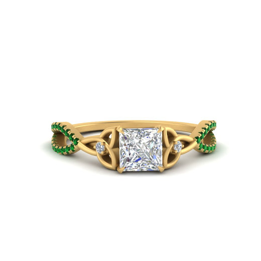 entwined-celtic-princess-cut-love-knot-emerald-engagement-ring-in-yellow-gold-FD9306PRRGEMGR-NL-YG
