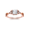 Load image into Gallery viewer, entwined-celtic-princess-cut-love-knot-orange-sapphire-engagement-ring-in-rose-gold-FD9306PRRGSAOR-NL-RG
