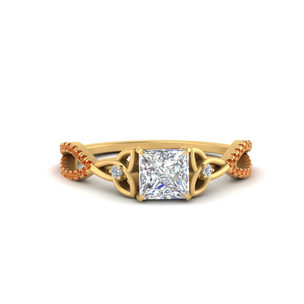 entwined-celtic-princess-cut-love-knot-orange-sapphire-engagement-ring-in-yellow-gold-FD9306PRRGSAOR-NL-YG