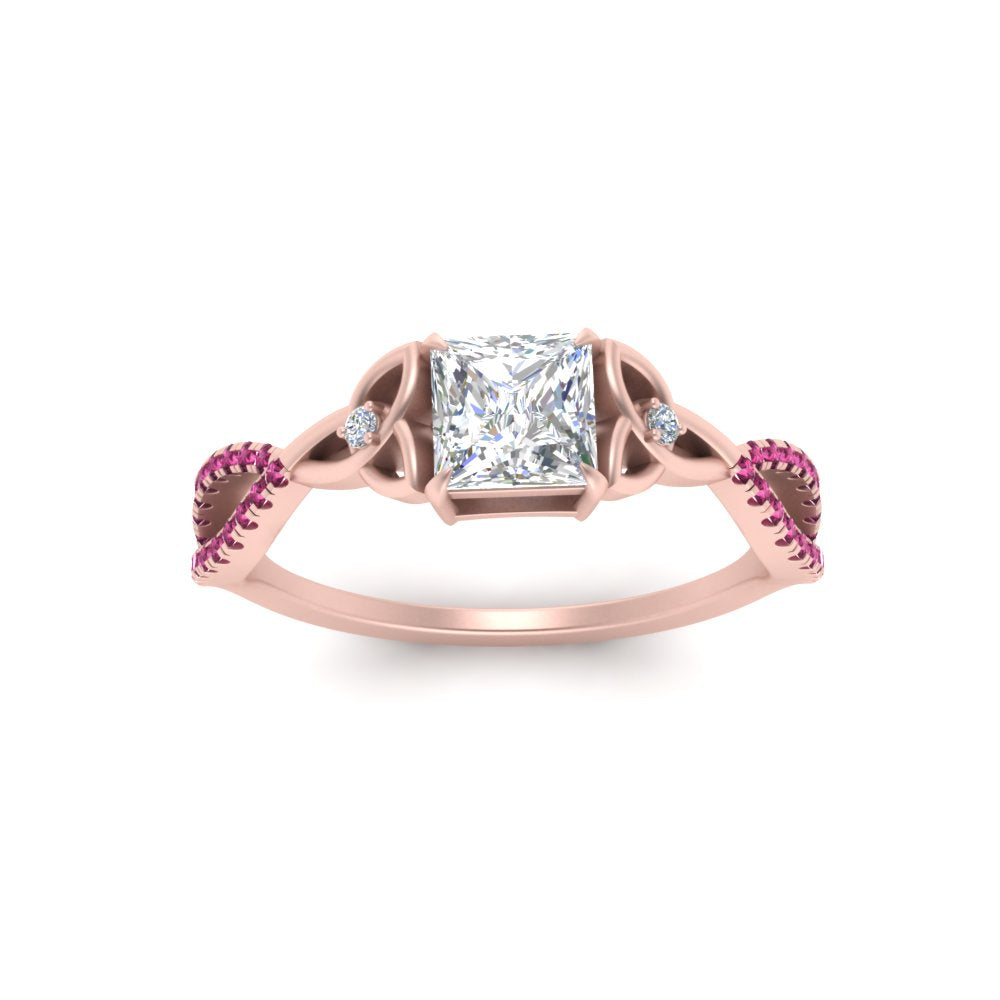 entwined-celtic-princess-cut-love-knot-pink-sapphire-engagement-ring-in-rose-gold-FD9306PRRGSADRPI-NL-RG