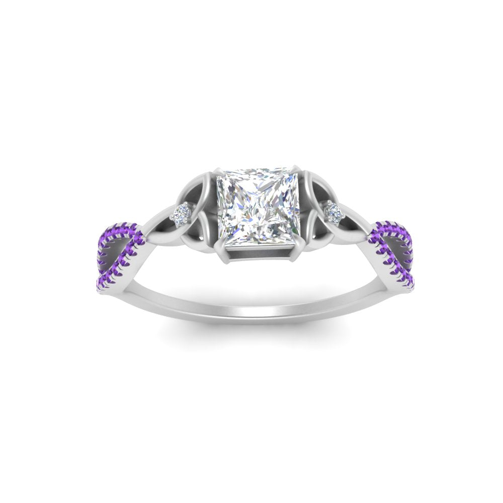 entwined-celtic-princess-cut-love-knot-purple-topaz-engagement-ring-in-white-gold-FD9306PRRGVITO-NL-WG