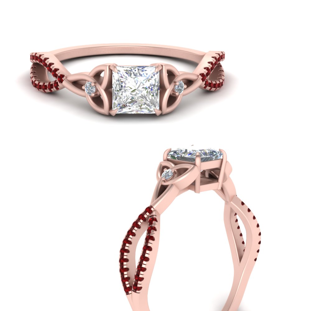 entwined-celtic-princess-cut-love-knot-ruby-engagement-ring-in-rose-gold-FD9306PRRGRUDR-NL-RG