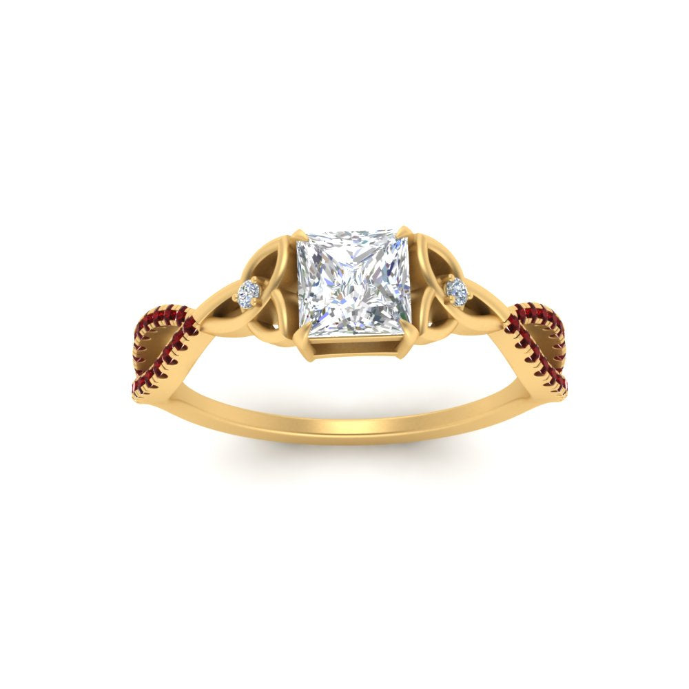 entwined-celtic-princess-cut-love-knot-ruby-engagement-ring-in-yellow-gold-FD9306PRRGRUDR-NL-YG