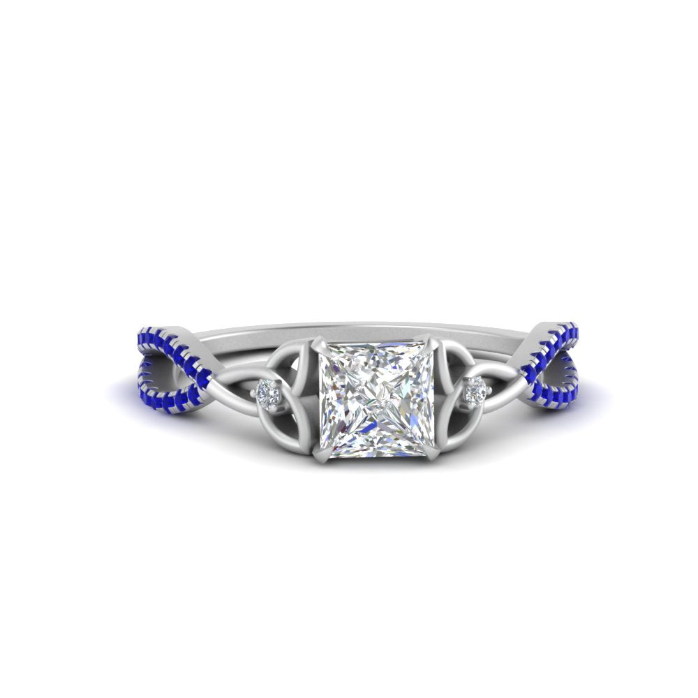 entwined-celtic-princess-cut-love-knot-sapphire-engagement-ring-in-white-gold-FD9306PRRGSABL-NL-WG