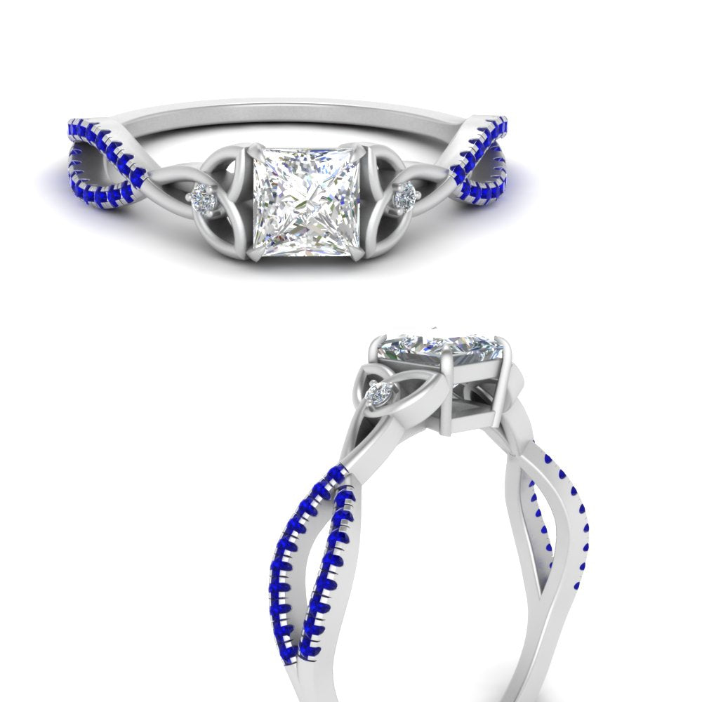 entwined-celtic-princess-cut-love-knot-sapphire-engagement-ring-in-white-gold-FD9306PRRGSABL-NL-WG