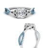 Load image into Gallery viewer, entwined-celtic-radiant-cut-love-knot-blue-topaz-engagement-ring-in-white-gold-FD9306RARGICBLTO-NL-WG