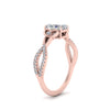 Load image into Gallery viewer, entwined-celtic-radiant-cut-love-knot-diamond-engagement-ring-in-rose-gold-FD9306RAR-NL-RG