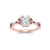 Load image into Gallery viewer, entwined-celtic-radiant-cut-love-knot-diamond-engagement-ring-in-rose-gold-FD9306RAR-NL-RG