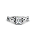 Load image into Gallery viewer, entwined-celtic-radiant-cut-love-knot-diamond-engagement-ring-in-white-gold-FD9306RAR-NL-WG
