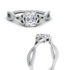 Load image into Gallery viewer, entwined-celtic-radiant-cut-love-knot-diamond-engagement-ring-in-white-gold-FD9306RAR-NL-WG