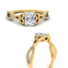 Load image into Gallery viewer, entwined-celtic-radiant-cut-love-knot-diamond-engagement-ring-in-yellow-gold-FD9306RAR-NL-YG
