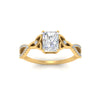 Load image into Gallery viewer, entwined-celtic-radiant-cut-love-knot-diamond-engagement-ring-in-yellow-gold-FD9306RAR-NL-YG