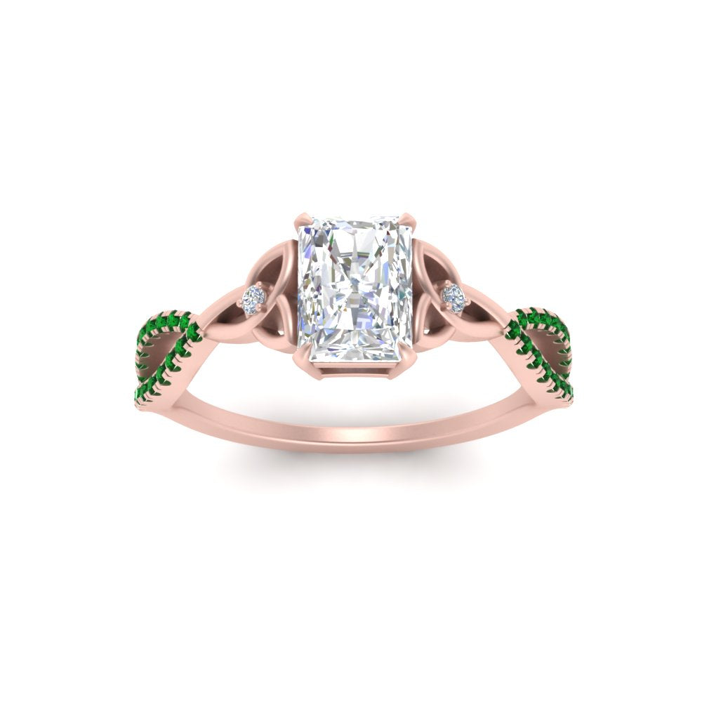 entwined-celtic-radiant-cut-love-knot-emerald-engagement-ring-in-rose-gold-FD9306RARGEMGR-NL-RG