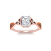 Load image into Gallery viewer, entwined-celtic-radiant-cut-love-knot-orange-sapphire-engagement-ring-in-rose-gold-FD9306RARGSAOR-NL-RG
