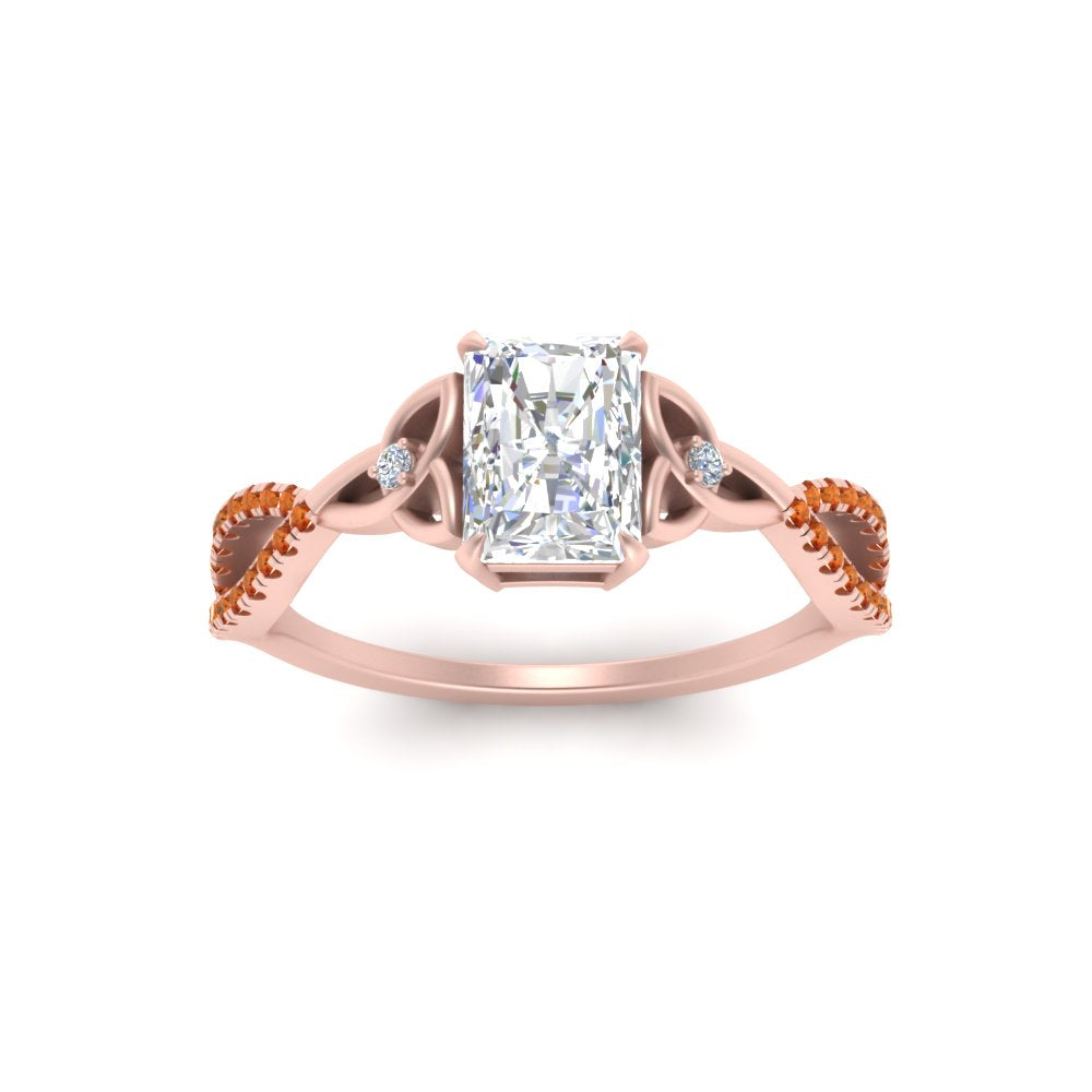 entwined-celtic-radiant-cut-love-knot-orange-sapphire-engagement-ring-in-rose-gold-FD9306RARGSAOR-NL-RG