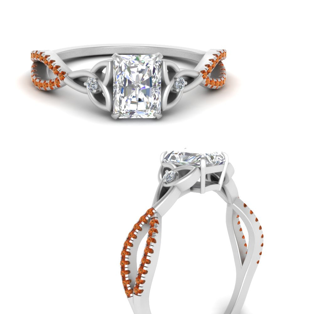 entwined-celtic-radiant-cut-love-knot-orange-sapphire-engagement-ring-in-white-gold-FD9306RARGSAOR-NL-WG