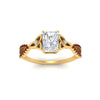 Load image into Gallery viewer, entwined-celtic-radiant-cut-love-knot-ruby-engagement-ring-in-yellow-gold-FD9306RARGRUDR-NL-YG