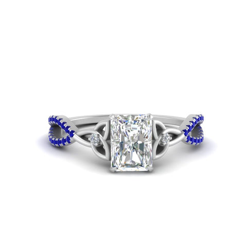entwined-celtic-radiant-cut-love-knot-sapphire-engagement-ring-in-white-gold-FD9306RARGSABL-NL-WG