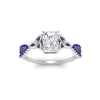Load image into Gallery viewer, entwined-celtic-radiant-cut-love-knot-sapphire-engagement-ring-in-white-gold-FD9306RARGSABL-NL-WG