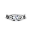Load image into Gallery viewer, entwined-celtic-round-cut-love-knot-black-diamond-engagement-ring-in-white-gold-FD9306RORGBLACK-NL-WG