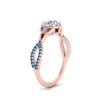 Load image into Gallery viewer, entwined-celtic-round-cut-love-knot-blue-topaz-engagement-ring-in-rose-gold-FD9306RORGICBLTO-NL-RG