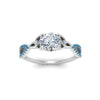Load image into Gallery viewer, entwined-celtic-round-cut-love-knot-blue-topaz-engagement-ring-in-white-gold-FD9306RORGICBLTO-NL-WG