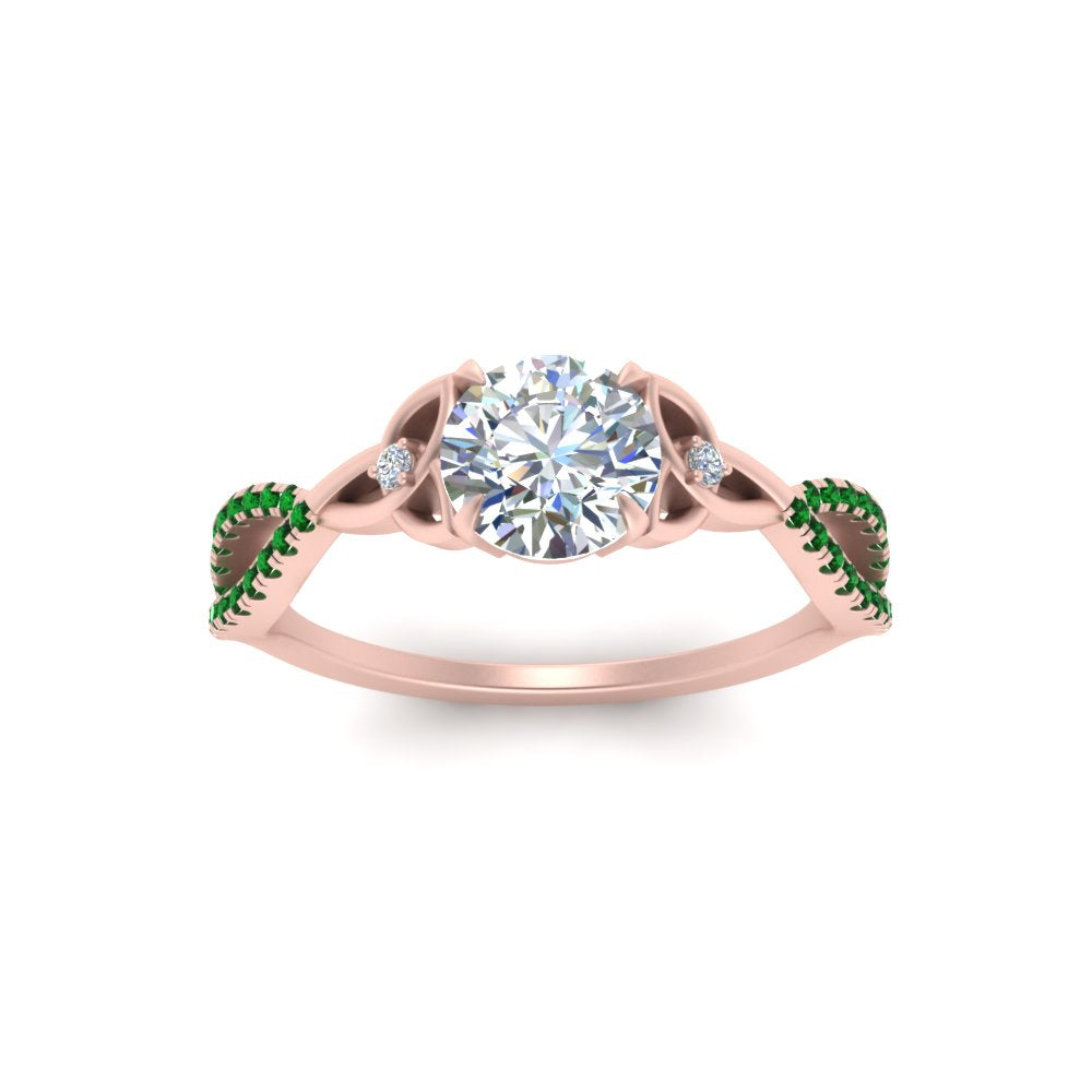 entwined-celtic-round-cut-love-knot-emerald-engagement-ring-in-rose-gold-FD9306RORGEMGR-NL-RG