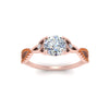 Load image into Gallery viewer, entwined-celtic-round-cut-love-knot-orange-sapphire-engagement-ring-in-rose-gold-FD9306RORGSAOR-NL-RG