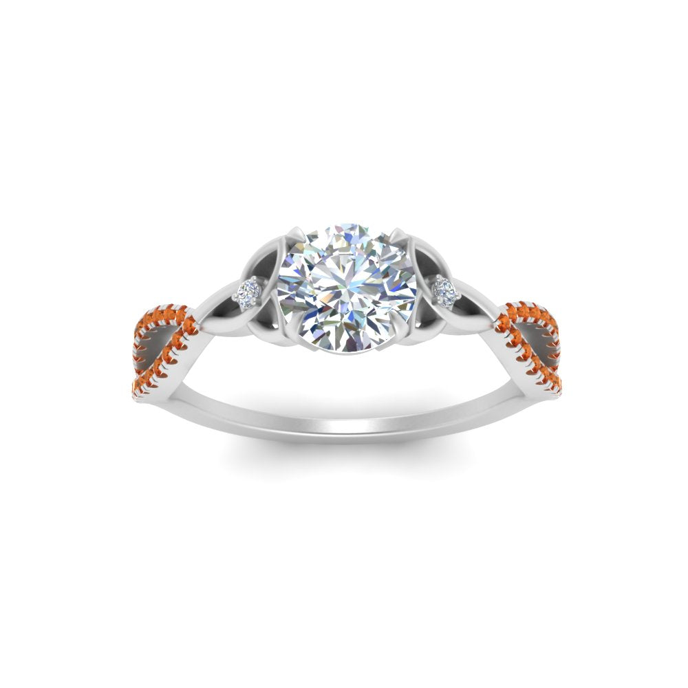 entwined-celtic-round-cut-love-knot-orange-sapphire-engagement-ring-in-white-gold-FD9306RORGSAOR-NL-WG