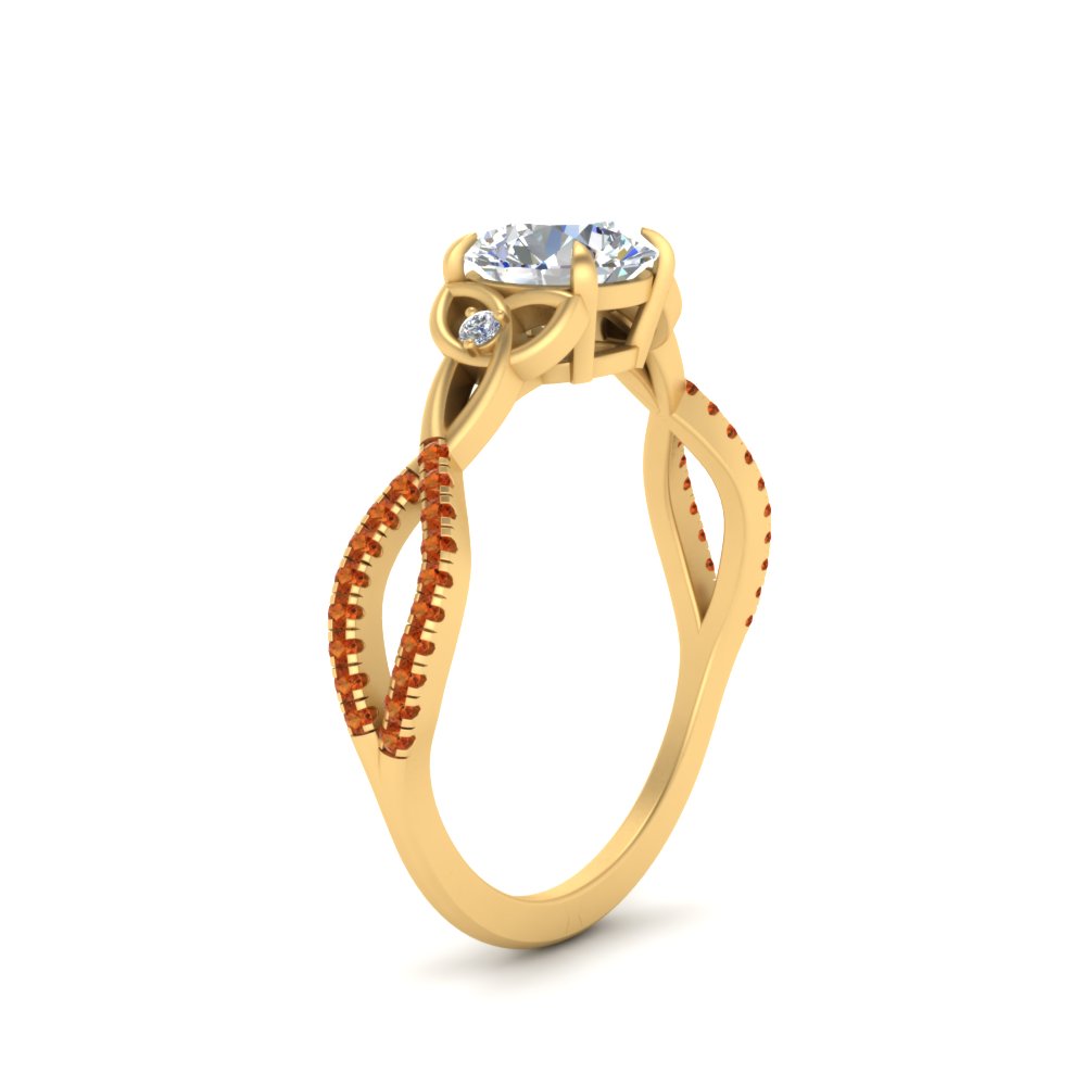 entwined-celtic-round-cut-love-knot-orange-sapphire-engagement-ring-in-yellow-gold-FD9306RORGSAOR-NL-YG