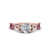 Load image into Gallery viewer, entwined-celtic-round-cut-love-knot-pink-sapphire-engagement-ring-in-rose-gold-FD9306RORGSADRPI-NL-RG