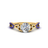 Load image into Gallery viewer, entwined-celtic-round-cut-love-knot-sapphire-engagement-ring-in-yellow-gold-FD9306RORGSABL-NL-YG
