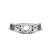Load image into Gallery viewer, entwined-celtic-semi-mount-cut-love-knot-black-diamond-engagement-ring-in-white-gold-FD9306SMRGBLACK-NL-WG
