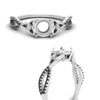 Load image into Gallery viewer, entwined-celtic-semi-mount-cut-love-knot-black-diamond-engagement-ring-in-white-gold-FD9306SMRGBLACK-NL-WG