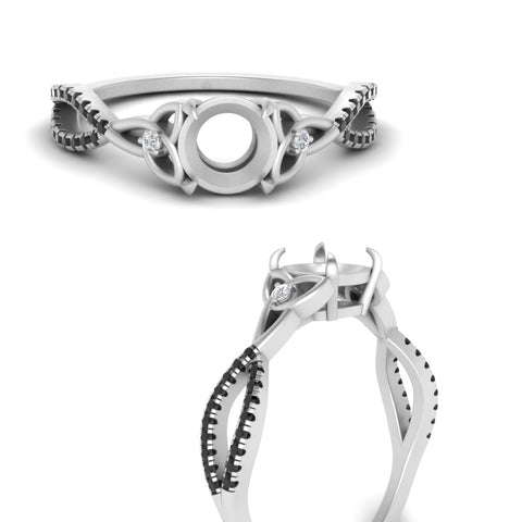 entwined-celtic-semi-mount-cut-love-knot-black-diamond-engagement-ring-in-white-gold-FD9306SMRGBLACK-NL-WG