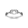 Load image into Gallery viewer, entwined-celtic-semi-mount-cut-love-knot-black-diamond-engagement-ring-in-white-gold-FD9306SMRGBLACK-NL-WG