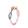 Load image into Gallery viewer, entwined-celtic-semi-mount-cut-love-knot-blue-topaz-engagement-ring-in-rose-gold-FD9306SMRGICBLTO-NL-RG
