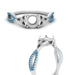 Load image into Gallery viewer, entwined-celtic-semi-mount-cut-love-knot-blue-topaz-engagement-ring-in-white-gold-FD9306SMRGICBLTO-NL-WG

