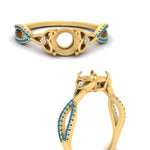 Load image into Gallery viewer, entwined-celtic-semi-mount-cut-love-knot-blue-topaz-engagement-ring-in-yellow-gold-FD9306SMRGICBLTO-NL-YG
