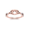 Load image into Gallery viewer, entwined-celtic-semi-mount-cut-love-knot-diamond-engagement-ring-in-rose-gold-FD9306SMR-NL-RG