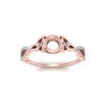 Load image into Gallery viewer, entwined-celtic-semi-mount-cut-love-knot-diamond-engagement-ring-in-rose-gold-FD9306SMR-NL-RG

