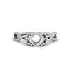 Load image into Gallery viewer, entwined-celtic-semi-mount-cut-love-knot-diamond-engagement-ring-in-white-gold-FD9306SMR-NL-WG