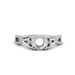 Load image into Gallery viewer, entwined-celtic-semi-mount-cut-love-knot-diamond-engagement-ring-in-white-gold-FD9306SMR-NL-WG

