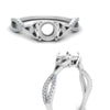 Load image into Gallery viewer, entwined-celtic-semi-mount-cut-love-knot-diamond-engagement-ring-in-white-gold-FD9306SMR-NL-WG